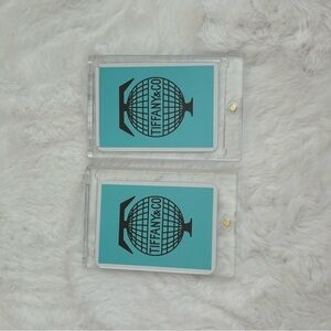 Tiffany & Co playing cards with case